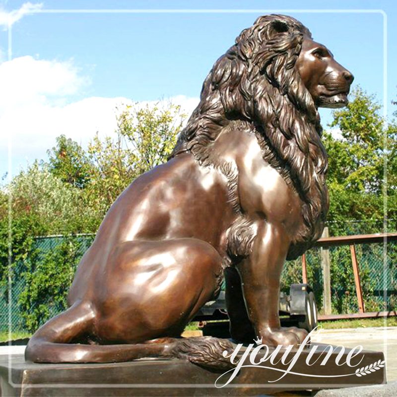 bronze lion statue for sale-YouFine Sculpture1